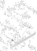 Fits 2008-2012 Ski-Doo Skandic SWT V800 YetiII / Skandic WT 550F YetiII RH Adjust CAM, OEM Part # 572030900 - schematic diagram