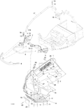 Fits 2008-2009 Ski-Doo Expedition TUV V800 4-TEC / Expedition TUV V800 Bottom PAN ASM RH, OEM Part # 605155340 - schematic diagram