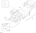 Fits 2008-2011 Ski-Doo Skandic WT 550F YetiII / Skandic SUV 550F Welded Steering Support, OEM Part # 605155568 - schematic diagram