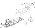 Fits 2009-2011 Ski-Doo Skandic WT 550F YetiII / Skandic SUV 550F Luggage RACK, OEM Part # 605156016 - schematic diagram