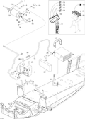 Fits 2008-2009 Ski-Doo Expedition TUV 600 H.O. SDI / Skandic SUV 600HO SDI AIR Intake Silencer SUP., OEM Part # 605351708 - schematic diagram
