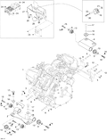 Fits 2008-2012 Ski-Doo Skandic SWT V800 YetiII / Skandic SWT V800 Front Deflector, OEM Part # 605354238 - schematic diagram