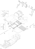 Fits 2008-2012 Ski-Doo Skandic SWT V800 YetiII / Skandic SWT V800 RH ARM, OEM Part # 605355504 - schematic diagram