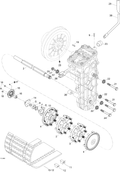 Fits 2008-2009 Ski-Doo Expedition TUV 600 H.O. SDI / Skandic SUV 600HO SDI Sleeve, OEM Part # 605452406 - schematic diagram