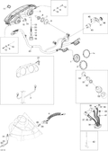 Fits 2008-2011 Ski-Doo Skandic WT 550F YetiII / Skandic SUV 550F Sleeve, OEM Part # 605454413 - schematic diagram