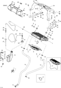 Fits 2011-2012 Can-Am Outlander 800REFI Xmr / Outlander 800R EFI Cover Package ASM, OEM Part # 703100288 - schematic diagram