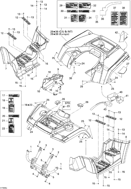 OEM schematic for part 704900436