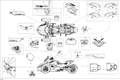 Fits 2008-2012 Can-Am Spyder RS SE5 / Spyder RS SM5 HOOD MASK, OEM Part # 704901420 - schematic diagram