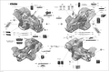 Fits 2010-2012 Can-Am Renegade STD / Renegade 800R EFI LH SIDE Decal, OEM Part # 704901949 - schematic diagram