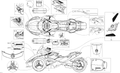 Fits 2011 Can-Am Spyder RS Roadster SE5 / Spyder RS Roadster SM5 Rotax 990 Decal, OEM Part # 704902371 - schematic diagram