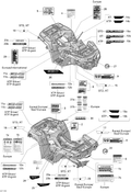 Fits 2011 Can-Am Outlander 650 EFI / Outlander 800R EFI Center Panel Decal CAN AM, OEM Part # 704902454 - schematic diagram