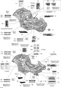 Fits 2011-2012 Can-Am Outlander MAX 800REFI LTD / Outlander Max 800R EFI Ltd Decal CAN AM, OEM Part # 704902458 - schematic diagram