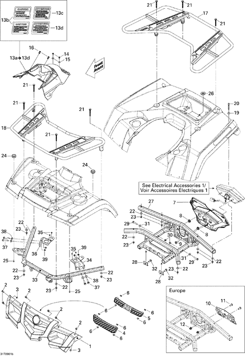 OEM schematic for part 705001901