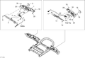 Fits 2007-2012 Can-Am Renagade 500EFI STD / Renegade 500 EFI LH REAR Facia Support, OEM Part # 705002432 - schematic diagram