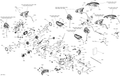 Fits 2010-2017 Can-Am Spyder RT SE6 / Spyder RT SM6 Gauge CAP, OEM Part # 705003421 - schematic diagram