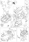 Fits 2010 Can-Am Accessory / Spyder RT-Trailer RH Signature Decal, OEM Part # 705003844 - schematic diagram