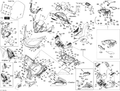 Fits 2011 Can-Am Spyder RT Glove BOX DOOR PURE Magnes, OEM Part # 705004700 - schematic diagram