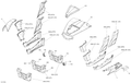 Fits 2013 Can-Am Commander (Electric 9Kw) STD / Commander STD LH Front Lateral Pannel BL, OEM Part # 705005561 - schematic diagram