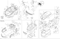 Fits 2012 Can-Am Accessory / Spyder RT-Trailer Front Cover LAVA Bronze, OEM Part # 705005932 - schematic diagram