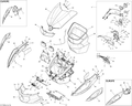 Fits 2013 Can-Am Spyder RS_RSS SE5 / Spyder RS_RSS SM5 RH Front Pannel Cassis, OEM Part # 705006620 - schematic diagram