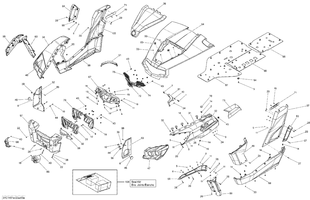 OEM schematic for part 705006760