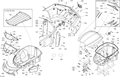Fits 2015 Can-Am Accessory / Spyder Freedom Trailer RH Lateral CAP TRIM, OEM Part # 705008876 - schematic diagram