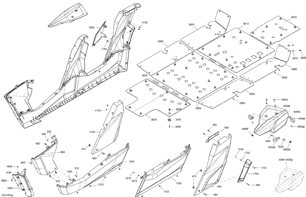 OEM schematic for part 705009609