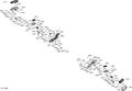 Fits 2018 Can-Am RT LTD SE6 RH Footrest Support, Liqui, OEM Part # 705012445 - schematic diagram