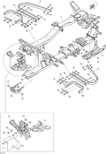 Fits 2011-2012 Can-Am Renagade 500EFI STD / Outlander 800R EFI Protection Plate, OEM Part # 705202399 - schematic diagram