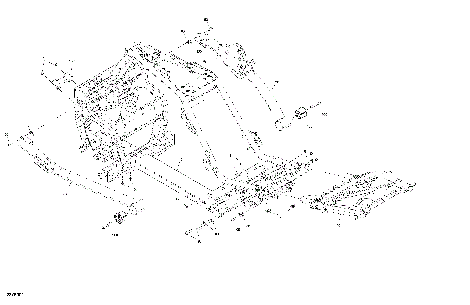 Fits Can-Am Spyder GS / Spyder RS / Spyder RT / ST / F3 Spt RH, Part # 705204609