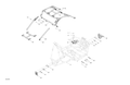 Fits 2017-2018 Can-Am 1- Maverick X3 900HO / 2- Maverick X3 Turbo - STD Front Bumper, OEM Part # 705205747 - schematic diagram