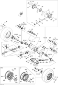 Fits 2009-2012 Can-Am Outlander Max STD / Outlander STD CV Joint, OEM Part # 705500978 - schematic diagram