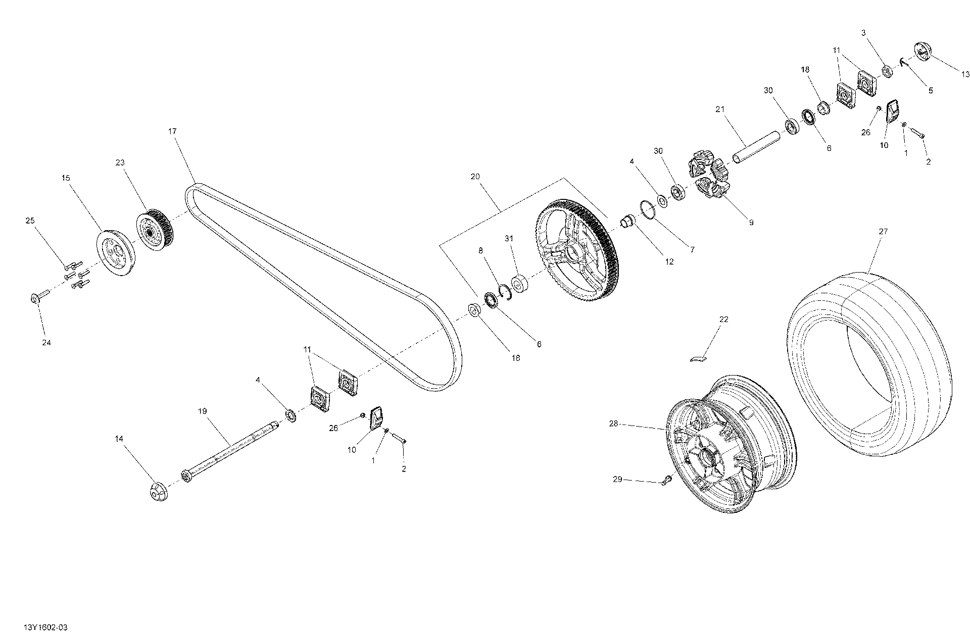 OEM schematic for part 705501250