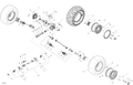 Fits 2016 Can-Am Commander - Commander MAX Wheel HUB, OEM Part # 705502268 - schematic diagram