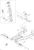 Fits 2008-2012 Can-Am Spyder RS SE5 / Spyder RS SM5 Internal Bushing, OEM Part # 706000474 - schematic diagram