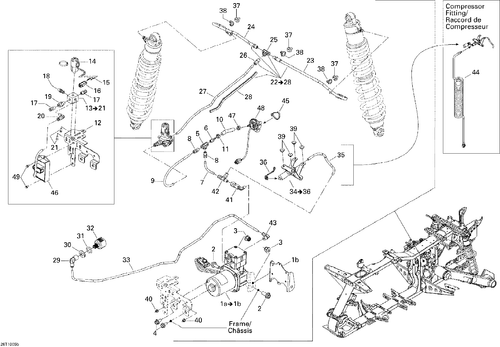 Fits 2010 Can-Am Outlander Max 500 EFI Ltd / Outlander Max 800R EFI Ltd Connector, OEM Part # 706000799 - schematic diagram