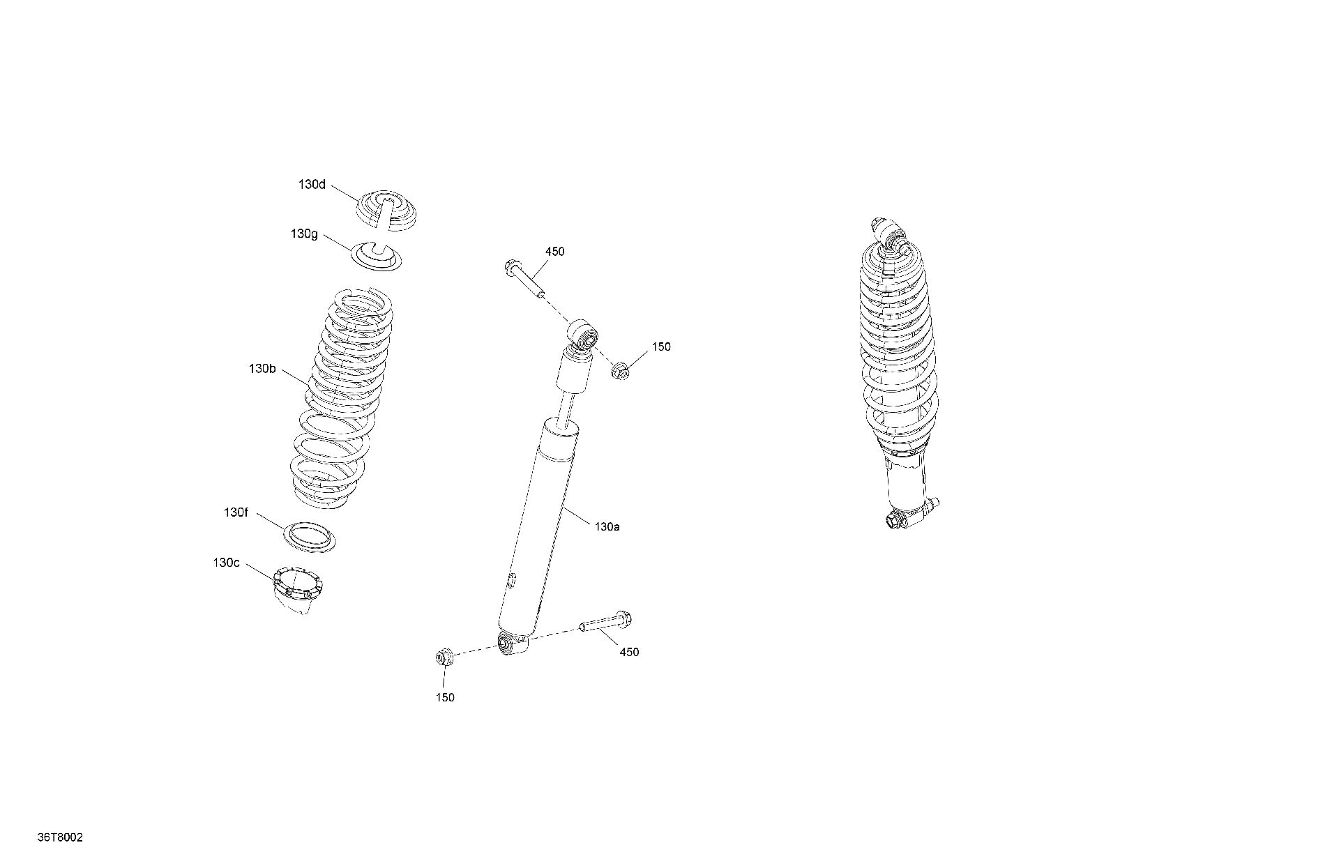 Fits 2016-2018 Can-Am International - RENEGADE - 4X4 - STD - 570 EFI - 4EJB Spring, Compression B-1A P, OEM Part # 706002470 - schematic diagram