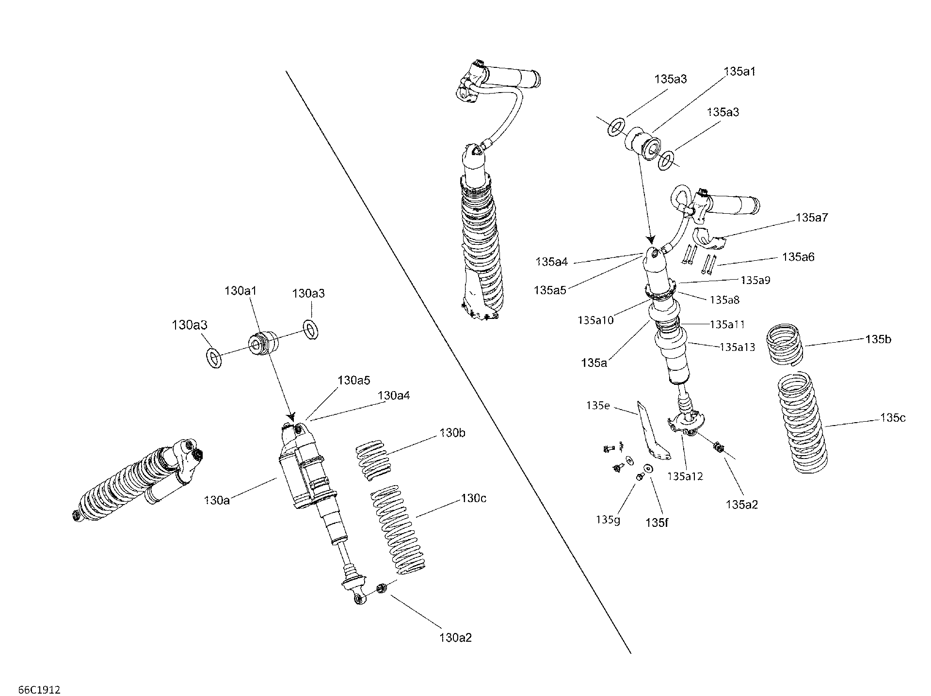 Fits 2017-2019 Can-Am 006 - Maverick MAX Turbo R - International Spring, OEM Part # 706002669 - schematic diagram