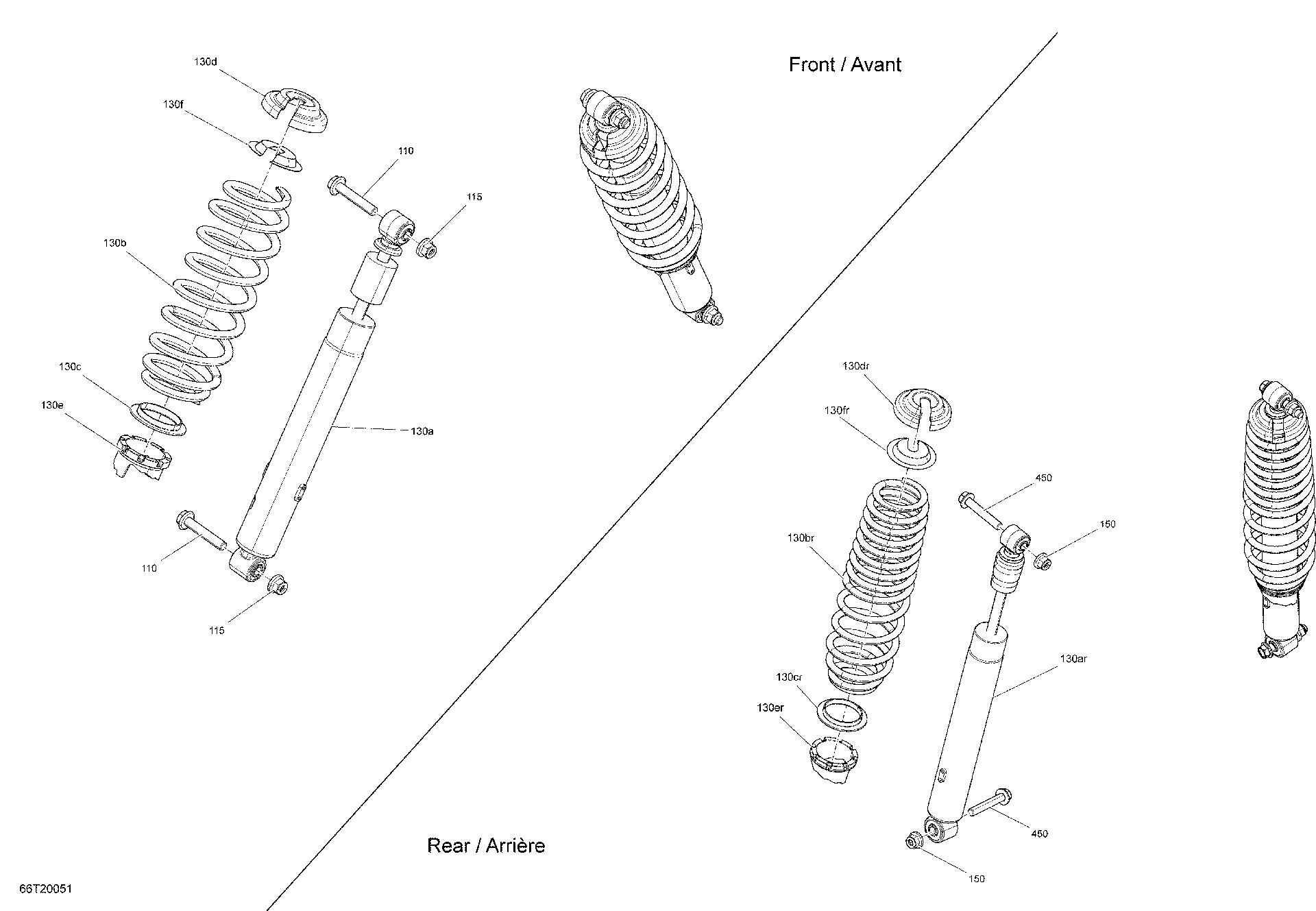 Fits 2019-2020 Can-Am 001 - Renegade 570 EFI - STD - North America Compression Spring, B-354, OEM Part # 706003244 - schematic diagram