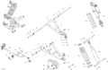 Fits 2011-2017 Can-Am Commander - Commander Max / Commander 1000_STD_DPS_XT_XTP Front Spring, RED, OEM Part # 706201367 - schematic diagram
