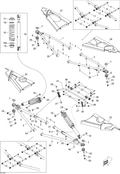Fits 2012 Can-Am Spyder RS SE5 / Spyder RS SM5 SWAY BAR Stopper, OEM Part # 706201596 - schematic diagram