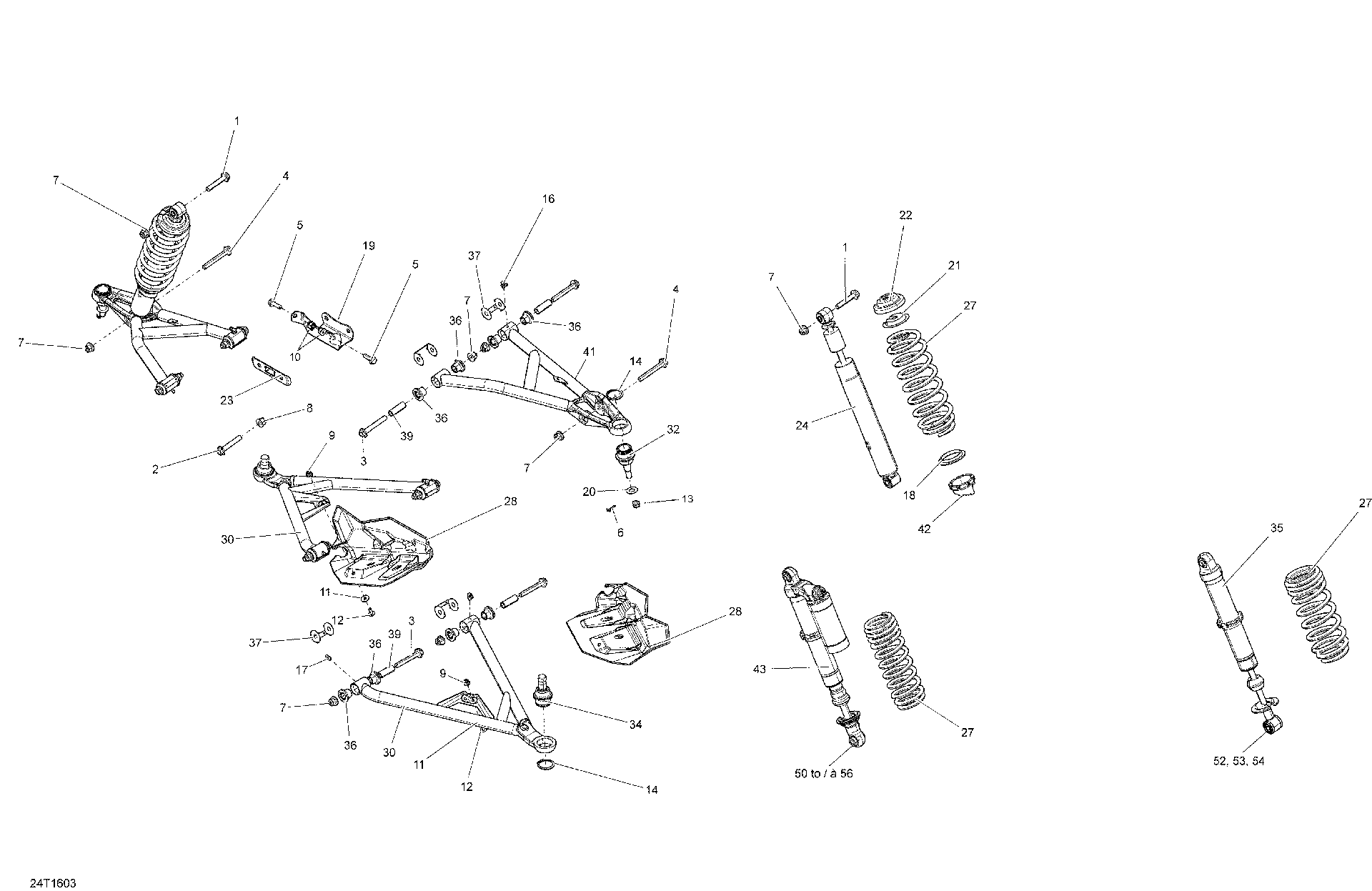 Fits 2016 Can-Am Renegade Spring, OEM Part # 706202375 - schematic diagram