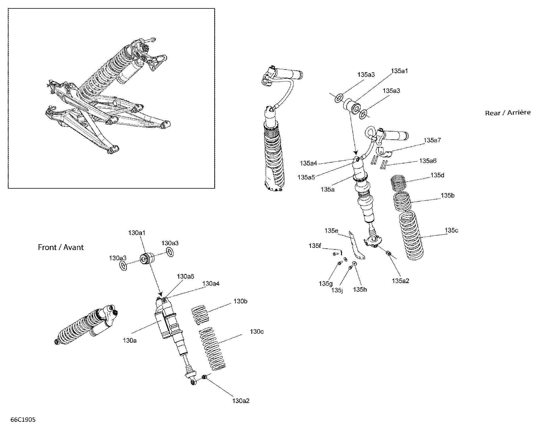 Fits 2017-2019 Can-Am 003 - Maverick Turbo R - International Spring, OEM Part # 706203056 - schematic diagram