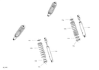 Fits 2018 Can-Am 2- Defender HD8 / 3- Defender HD10 Spring, OEM Part # 706203178 - schematic diagram