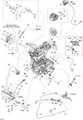 Fits 2009 Can-Am DS 450 CE STD & X (3F9D / DS 450 EFI Chain Guard, OEM Part # 707000701 - schematic diagram