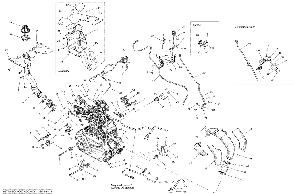 OEM schematic for part 707001082