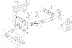 Fits 2017 Can-Am 3-Maverick X3 / 4-Maverick X3 MAX Exhaust PIP WELD, OEM Part # 707601671 - schematic diagram