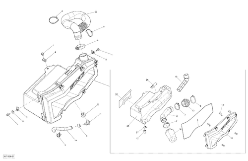 OEM schematic for part 707800177