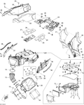 Fits 2010-2011 Can-Am Spyder RT LTD / Spyder RT LH Acoustic Shell, OEM Part # 707800336 - schematic diagram