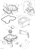 Fits 2011-2012 Can-Am Outlander 800REFI Xmr / Outlander 800R EFI VENT HOSE, OEM Part # 707800392 - schematic diagram
